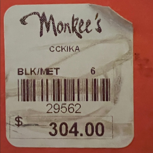 NWT New in Box Claudia Ciuti Kika Black Suede and Gun Metal Leather Flats Party - Picture 11 of 11